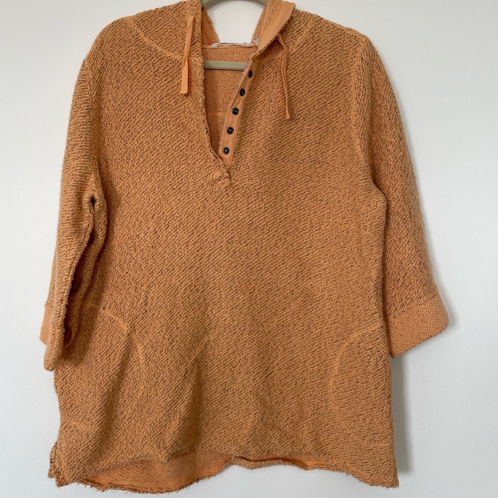 Soft surroundings quarter sleeve hoodie